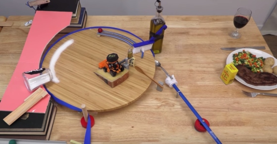 This Rube Goldberg Machine Turns a Simple Task into a