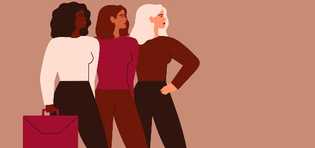 illustration of a group of women